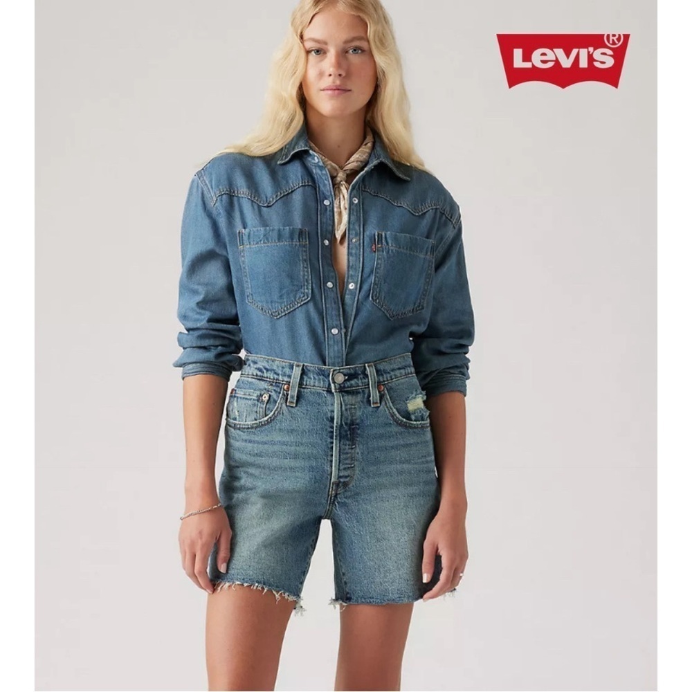 Levi’s 501®️Original Button Fly Denim Shorts